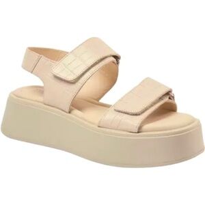 Vagabond Cream Platform Sandals